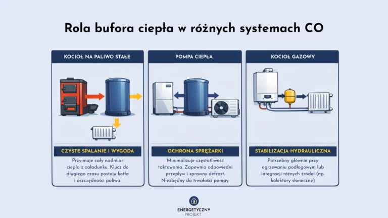 bufor ciepła, co to jest bufor ciepła, bufor do pomp ciepła
